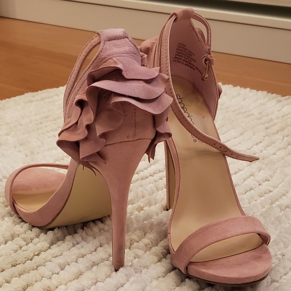 Heeled sandals soft pink color - Picture 5 of 5